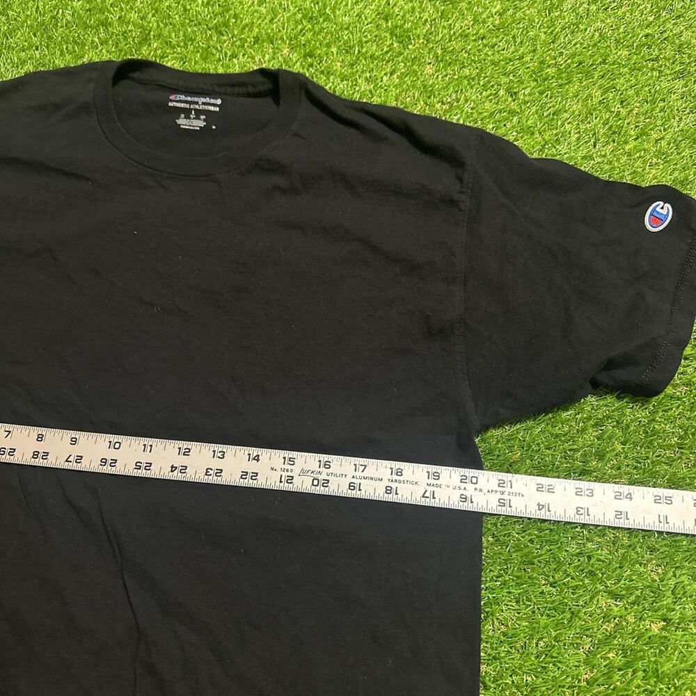 Vintage Champion Black T-Shirt - Picture 3 of 5